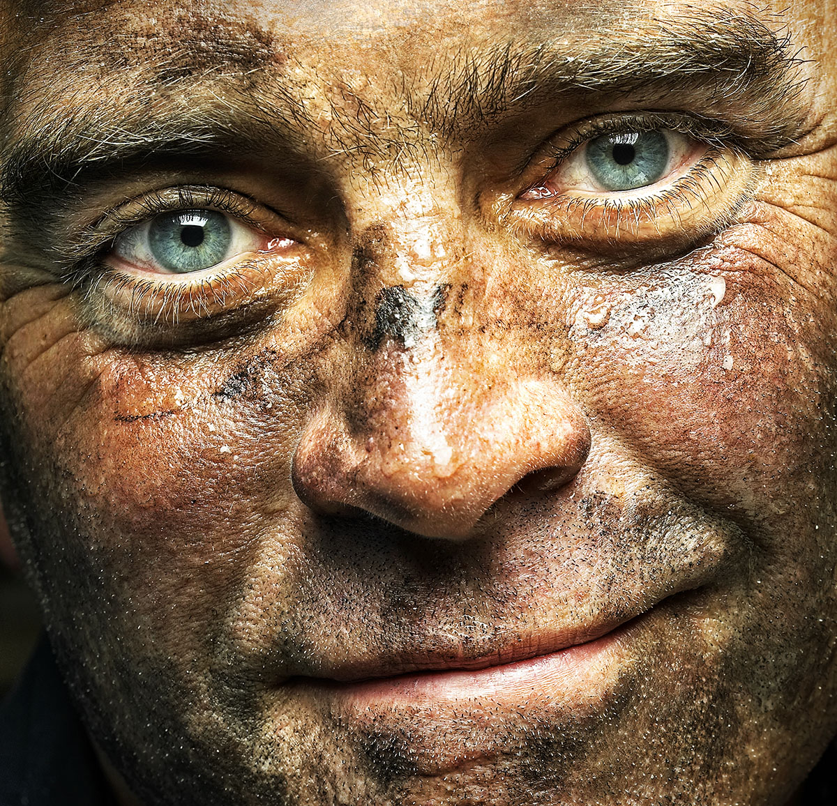 Commercial portrait of coal miner